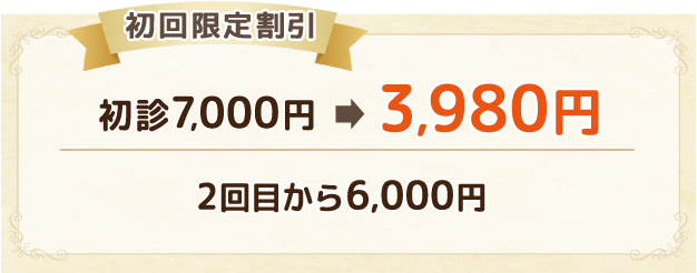 初回限定割引